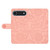 iPhone Air Floral Embossed Pattern Leather Phone Case - Pink