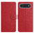 iPhone Air Floral Embossed Pattern Leather Phone Case - Red