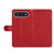 iPhone Air Floral Embossed Pattern Leather Phone Case - Red