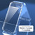 iPhone Air Four-corner Shockproof Acrylic +TPU Phone Case - Transparent
