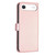 iPhone Air Four-leaf Embossed Leather Phone Case - Pink