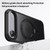 iPhone Air Frosted 360 Degree MagSafe Magnetic Holder Phone Case - Black