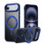iPhone Air Frosted 360 Degree MagSafe Magnetic Holder Phone Case - Blue