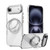 iPhone Air Gear 360 Rotation MagSafe Holder Phone Case - Transparent