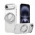 iPhone Air Gear 360 Rotation MagSafe Holder Phone Case - White iPhone Air Gear 360 Rotation MagSafe Holder Phone Case - White