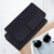 iPhone Air Geometric Embossed Leather Phone Case - Black