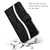 iPhone Air Glitter Powder Filp Leather Phone Case - Black