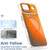 iPhone Air Gradient Discolor Lens Kickstand Magsafe Phone Case - White