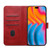 iPhone Air GUSSIM Magnetic Horizontal Flip Leather Phone Case - Red