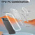 iPhone Air Honeycomb Cooling MagSafe Holder Phone Case - Frosted Transparent iPhone Air Honeycomb Cooling MagSafe Holder Phone Case - Frosted Transparent