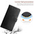 iPhone Air HT01 Y-shaped Pattern Flip Leather Phone Case - Black