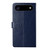 iPhone Air HT01 Y-shaped Pattern Flip Leather Phone Case - Blue