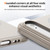iPhone Air Imitation Original Magsafe PC Hybrid TPU Phone Case - Beige Grey
