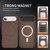 iPhone Air Imitation Original Magsafe PC Hybrid TPU Phone Case - Coffee iPhone Air Imitation Original Magsafe PC Hybrid TPU Phone Case - Coffee