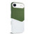 iPhone Air Kalebol Cloth Textue Stitching Card Slot Magnetic Phone Case - Green