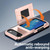 iPhone Air Kalebol Flip Card Wallet Holder Shockproof Phone Case - Gray