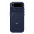 iPhone Air Kalebol Frosted MagSafe Holder Acrylic Hybrid TPU Phone Case - Navy Blue