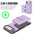 iPhone Air Kalebol Magnetic Button Card bag Ð½Ð¾ÑƒÑ‚Ð±ÑƒÐºÐ° MagSafe Ring Leather Phone Case - Purple