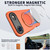 iPhone Air Kalebol Magnetic MagSafe Rotation Holder PC Phone Case - Orange