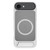 iPhone Air Kalebol MagSafe Invisible Tilt Holder PC Hybrid TPU Case - Grey White