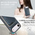 iPhone Air Kalebol Slim MagSafe Ring Magnetic Card Bag Leather Phone Case - Blue