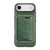 iPhone Air Kalebol Slim MagSafe Ring Magnetic Card Bag Leather Phone Case - Green