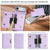 iPhone Air Kalebol Strong MagSafe Magnetic Two-Fold Card Bag Leather Phone Case - Purple