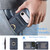 iPhone Air Kalebol Strong MagSafe Ring Magnetic Card Bag Holder Leather Phone Case - Blue