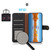 iPhone Air KHAZNEH Custer Genuine Leather RFID Phone Case - Black