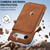 iPhone Air LC.IMEEKE Hon Ancient Series Flip Leather Phone Case - Brown