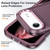iPhone Air Life Water Resistant Rugged Phone Case - Purple + Pink