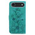 iPhone Air Lily Embossed Leather Phone Case - Green iPhone Air Lily Embossed Leather Phone Case - Green
