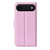 iPhone Air Litchi Texture Horizontal Flip Leather Phone Case with Holder - Pink