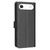 iPhone Air Litchi Texture RFID Anti-theft Leather Phone Case - Black