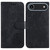 iPhone Air Little Tiger Embossed Leather Phone Case - Black