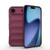 iPhone Air Magic Shield TPU + Flannel Phone Case - Wine Red