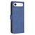 iPhone Air Magnetic Buckle Rhombus Texture Leather Phone Case - Blue iPhone Air Magnetic Buckle Rhombus Texture Leather Phone Case - Blue