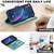 iPhone Air Magnetic Buckle Rhombus Texture Leather Phone Case - Green