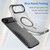 iPhone Air MagSafe Frosted Translucent TPU + PC Full Coverage Phone Case - Black