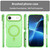 iPhone Air MagSafe Frosted Translucent TPU + PC Full Coverage Phone Case - Green