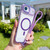 iPhone Air MagSafe Magnetic Clear Phone Case with Wrist Strap - Purple