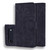 iPhone Air Mandala Embossed Dual-Fold Calf Leather Phone Case - Black