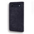 iPhone Air Mandala Embossed Dual-Fold Calf Leather Phone Case - Black