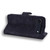 iPhone Air Mandala Embossed Dual-Fold Calf Leather Phone Case - Black