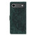iPhone Air Mandala Embossed Retro Frosted Leather Phone Case - Green iPhone Air Mandala Embossed Retro Frosted Leather Phone Case - Green