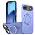 iPhone Air Metal Rotation Holder MagSafe TPU Hybrid PC Phone Case - Purple