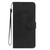 iPhone Air Moonlit Butterfly Dance Pattern Embossed Leather Phone Case - Black