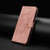 iPhone Air Moonlit Butterfly Dance Pattern Embossed Leather Phone Case - Pink