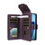 iPhone Air Multi Card Wallet Leather Phone Case with Strap - Purple