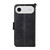 iPhone Air Multi-card Slots Crossbody Cowhide Leather Phone Case - Black iPhone Air Multi-card Slots Crossbody Cowhide Leather Phone Case - Black